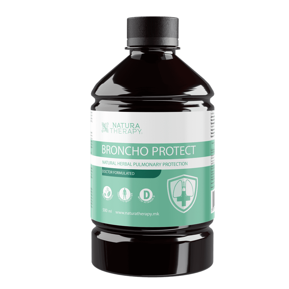 Broncho Complex (500ml) - билкова добавка за белите дробове – белите | NaturaTherapy – натурални добавки от България