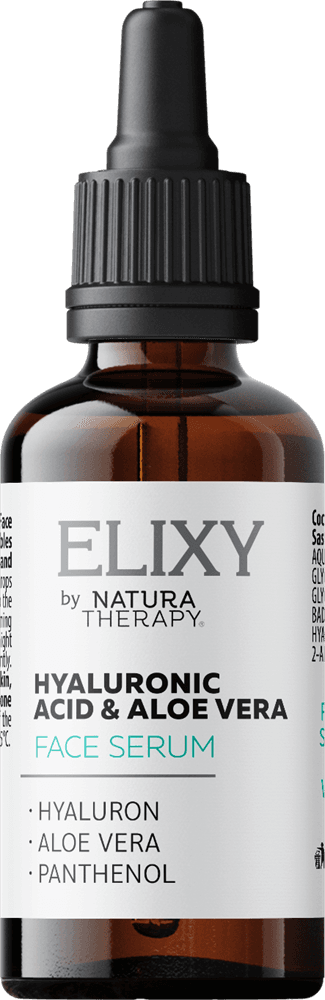 ELIXY Hyaluronic Acid & Aloe vera - хидратиращ серум за лице – лице | NaturaTherapy – натурални добавки от България