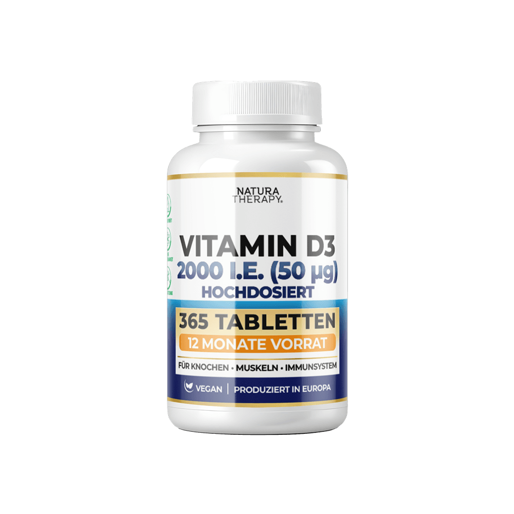 Vitamin D3 - (365 таблетки) – Vitamin | NaturaTherapy – натурални добавки от България