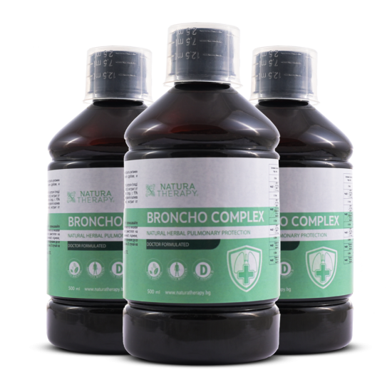 3XBroncho Complex (500ml) - билкова добавка за белите дробове