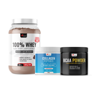 100% WHEY Protein (1200g) + COLLAGEN PEPTIDES + безплатно BCAA