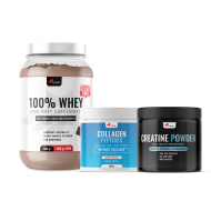 100% WHEY Protein (1200g) + COLLAGEN PEPTIDES + безплатно CREATINE MONOHYDRATE