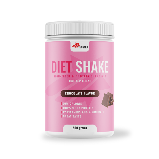 Diet Shake с вкус на шоколад, заместител на хранене за регулиране на теглото