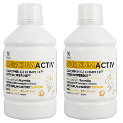 2X Curcumactiv (500ml) - сироп с куркумин против болки и възпаления