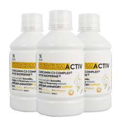 3X Curcumactiv (500ml) - сироп с куркумин против болки и възпаления