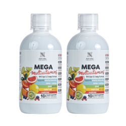 2x Mega Multivitamins (500ml) - витамини за енергия и имунитет