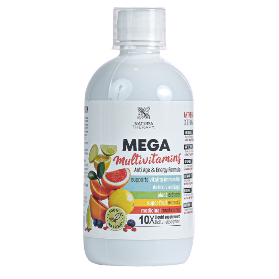 Mega Multivitamins (500ml) - витамини за енергия и имунитет
