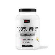 100% WHEY Protein, 1500g - с вкус на ванилия
