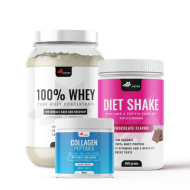 100% WHEY Protein (1500g) + COLLAGEN PEPTIDES + DIET SHAKE