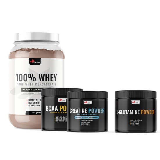 100% WHEY Protein, 1000g + BCAA + CREATINE MONOHYDRATE + безплатно L-GLUTAMINE 100% WHEY Protein, 1000g + BCAA + CREATINE MONOHYDRATE + безплатно L-GLUTAMINE