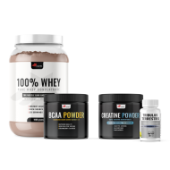100% WHEY Protein, 1000g + BCAA + CREATINE MONOHYDRATE + Tribulus Terrestris безплатно
