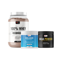 100% WHEY Protein (1000g) + COLLAGEN PEPTIDES + безплатно BCAA