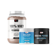 100% WHEY Protein (1000g) + COLLAGEN PEPTIDES + безплатно CREATINE MONOHYDRATE